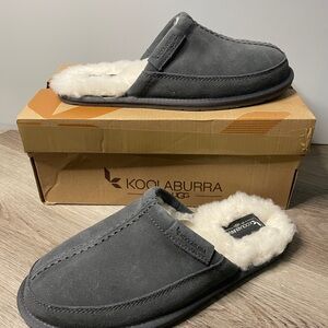 Koolaburra by UGG Charcoal Suede Slippers